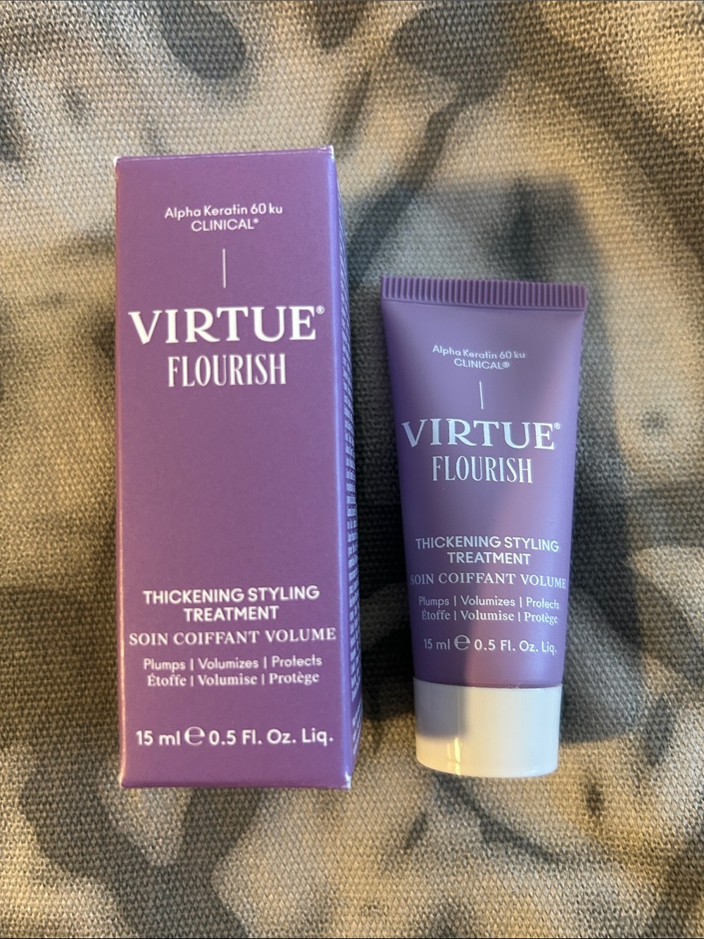 Virtue🎀1-Mini Flourish Thickening Styling Treatment 15ml / Made in USA / Sealed